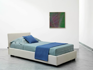 FIGI - Upholstered single bed with removable cover _ Casamania & Horm